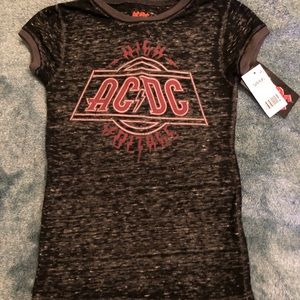 Girls AC/DC Shirt Size 6/6X